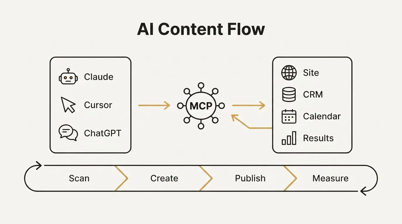 One Line in Claude Code: The Model Context Protocol Implementation That Ran Our Whole Marketing Loop