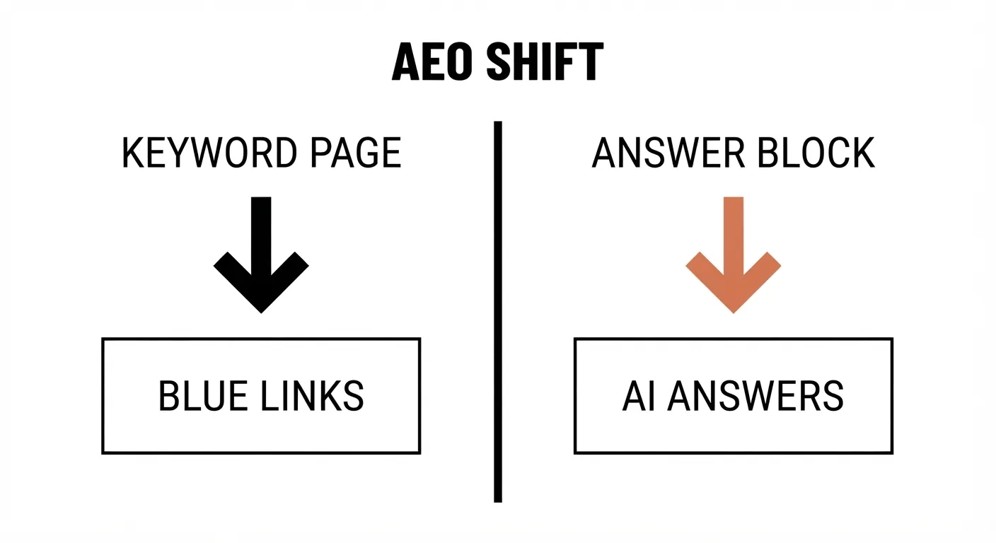 Why SEO Alone Won’t Rank in AI: What Is AEO?