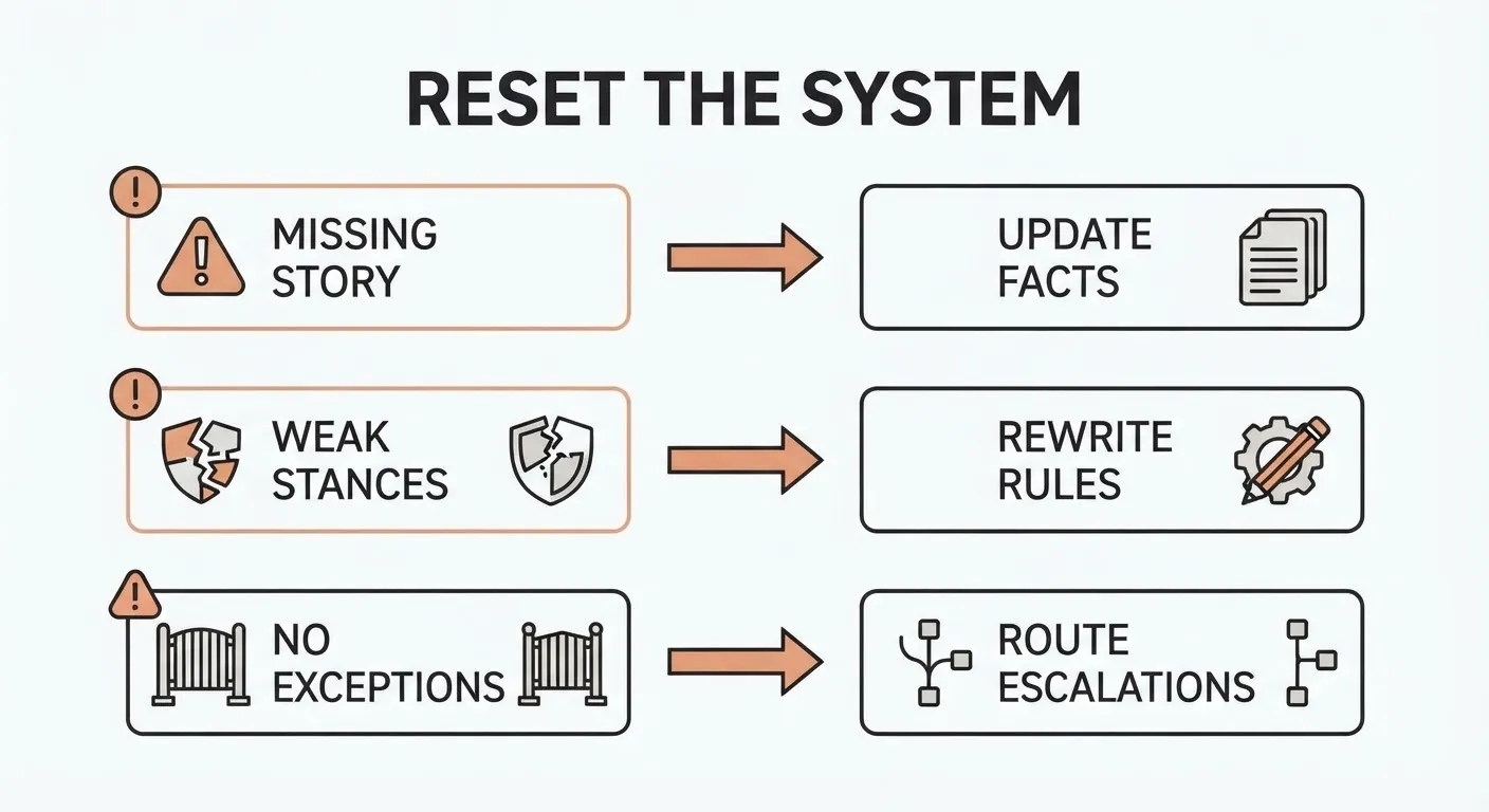 When the framework breaks