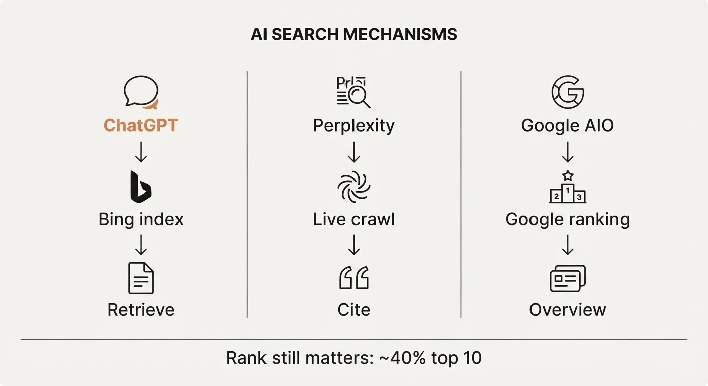 How AI Agents Actually Find Your Pages